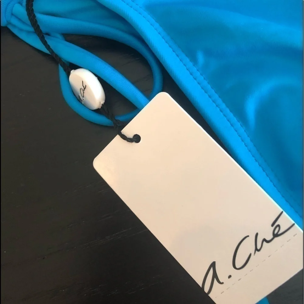 A. Che Teal Bikini Bottom New Size M
